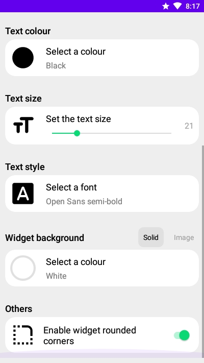 Any Text Widget(安卓文字桌面小部件)