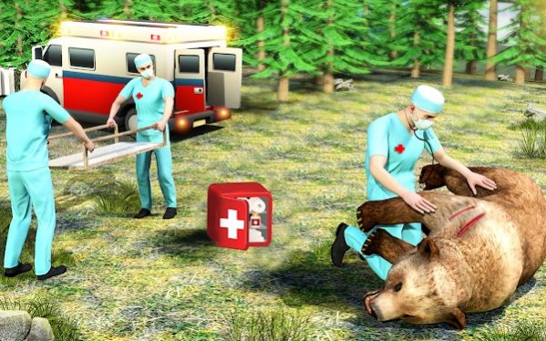紧急救护车医院救生游戏