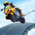 摩托车空中跳跃游戏