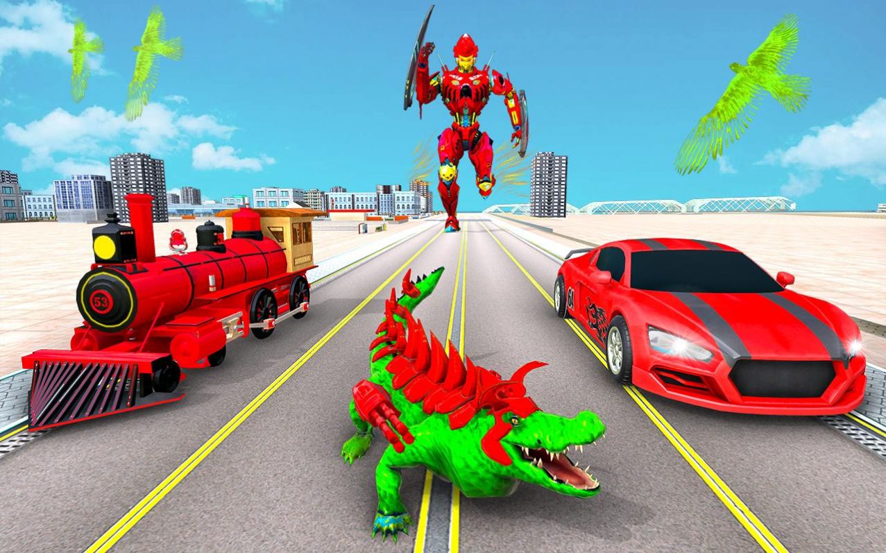 鳄鱼汽车机器人游戏安卓