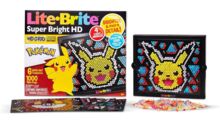 Pokemon Lite-Brite玩具非常有效，现在可以使用