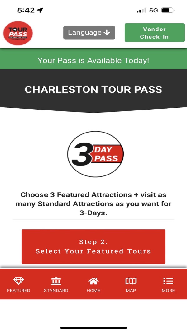 Tour Pass app