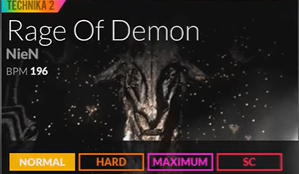 《DJMAX致敬V》Rage Of Demon