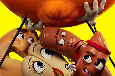 超大尺度动画《香肠派对：美食乌托邦》首发海报！