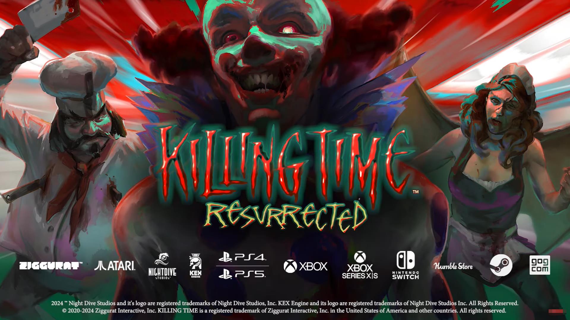 经典鬼屋射击游戏《Killing Time》将迎来全新重置版“Killing Time：Resurrected”