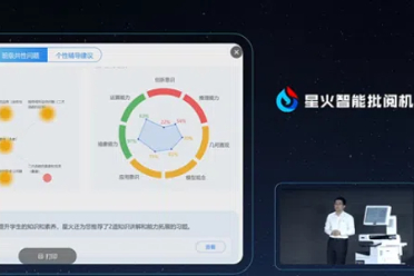 讯飞发布星火智能批阅机：自动批改 拟真笔迹！