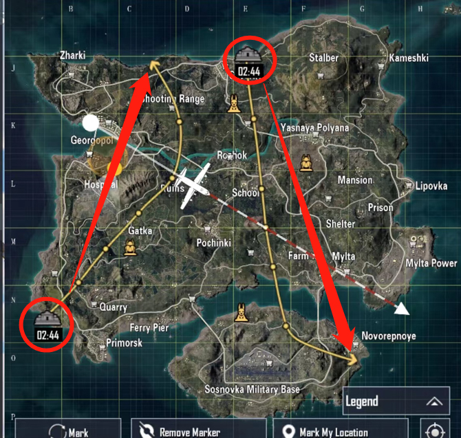 PUBG轻量版皇帝庙拼图教程1